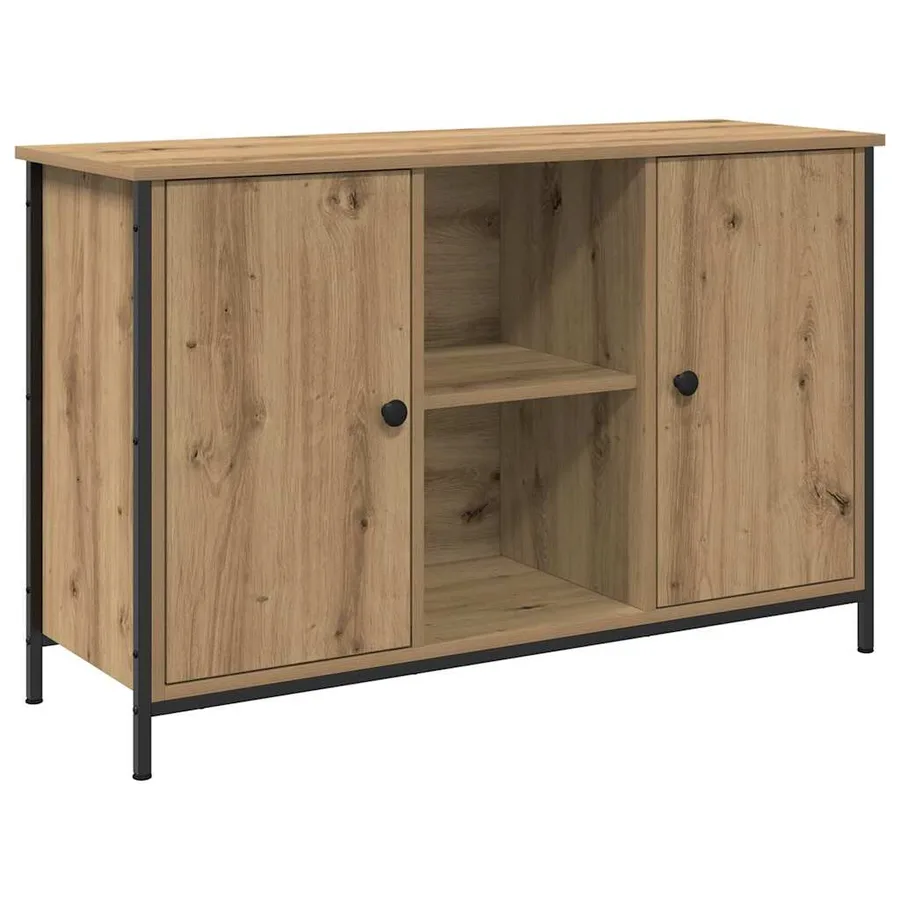 Ensemble meuble TV 101 x 35 x 65 cm Chêne artisanal - 2