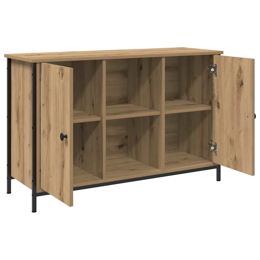 Ensemble meuble TV 101 x 35 x 65 cm Chêne artisanal - 4