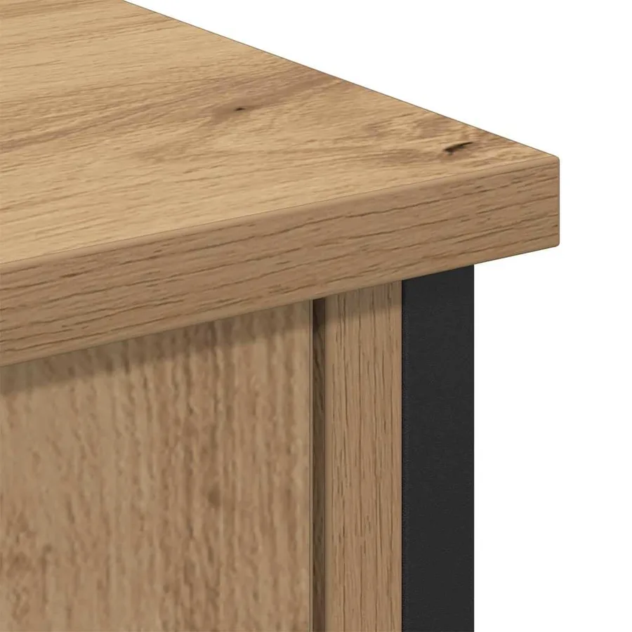 Ensemble meuble TV 101 x 35 x 65 cm Chêne artisanal - 7