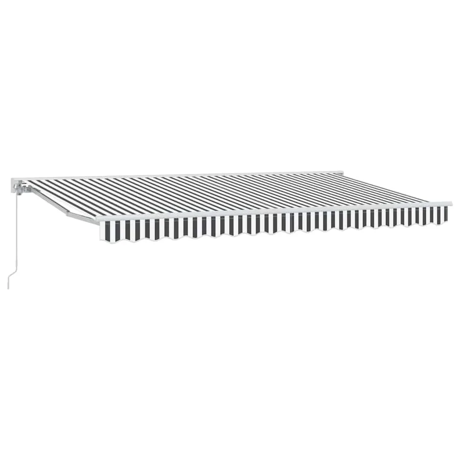 Cadre d'auvent Anthracite et blanc 400 x 200 cm - 2
