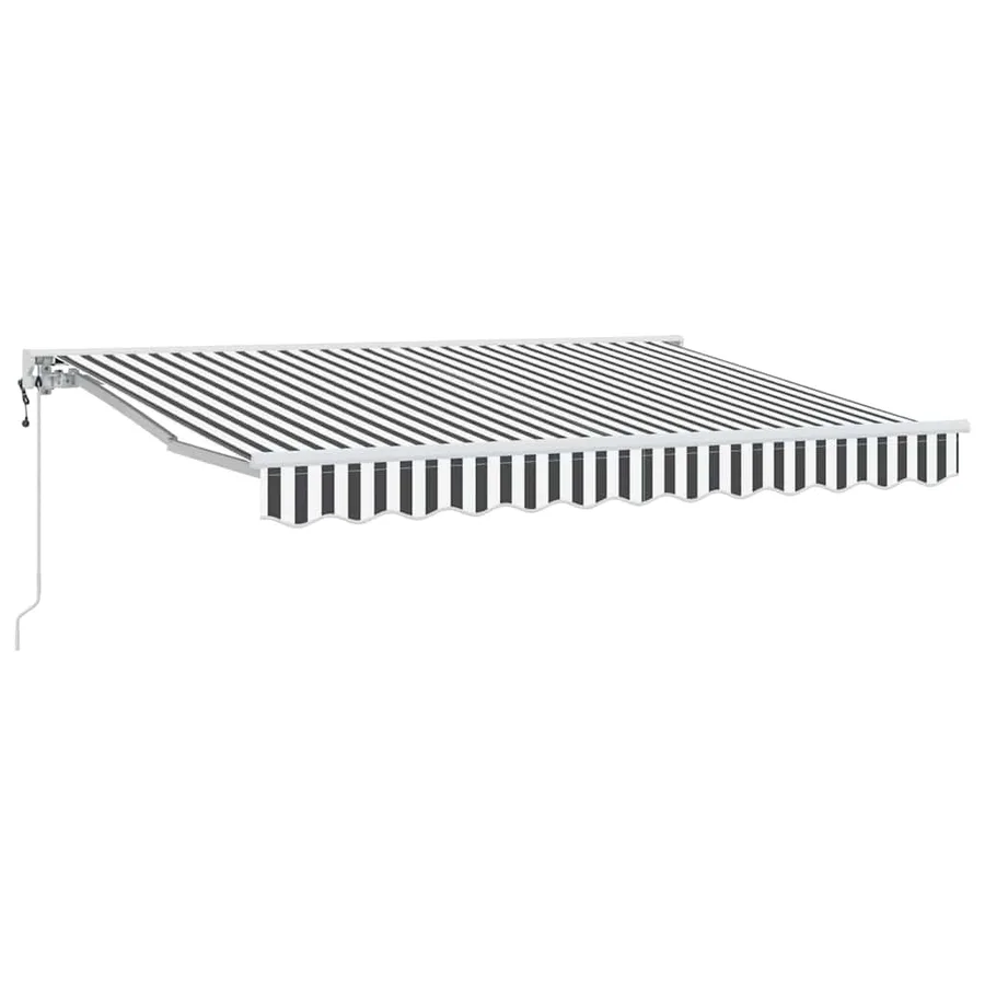 Cadre d'auvent Anthracite et blanc 250 x 200 cm - 2