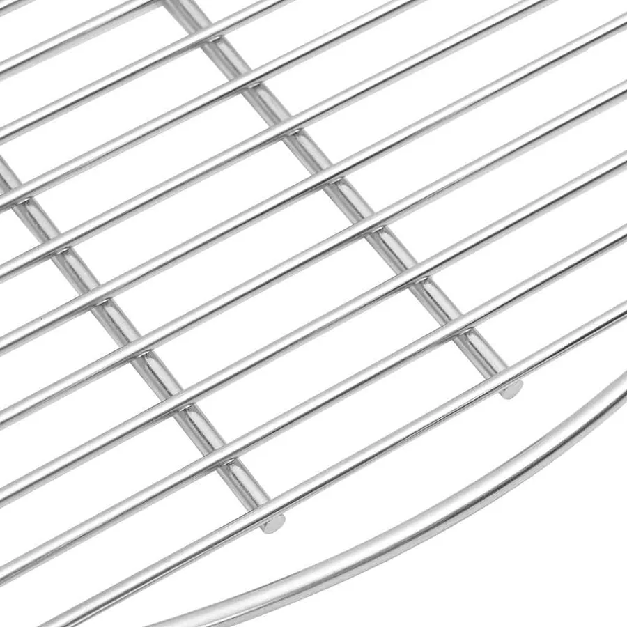Grille de barbecue Argenté 57 x 57 cm Acier inoxydable - 5