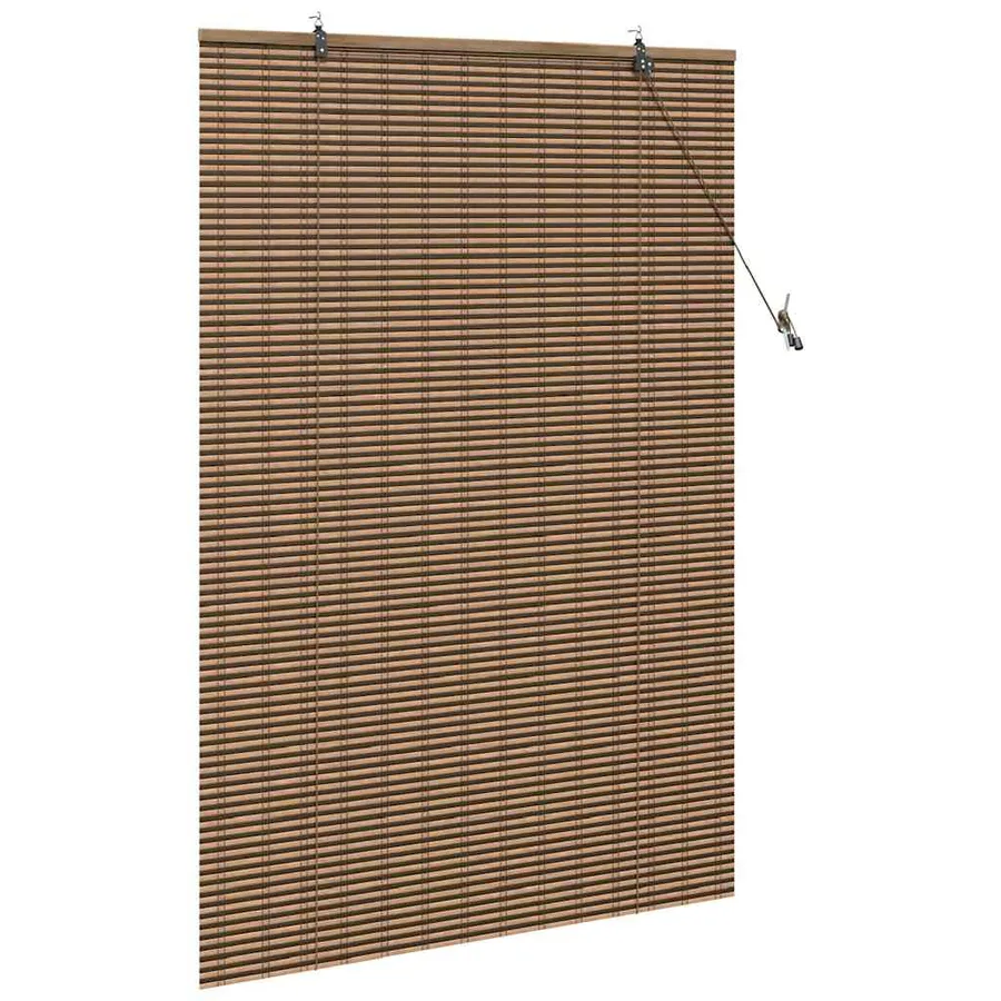 Store enrouleur Marron 110 x 160 cm Bambou - 4