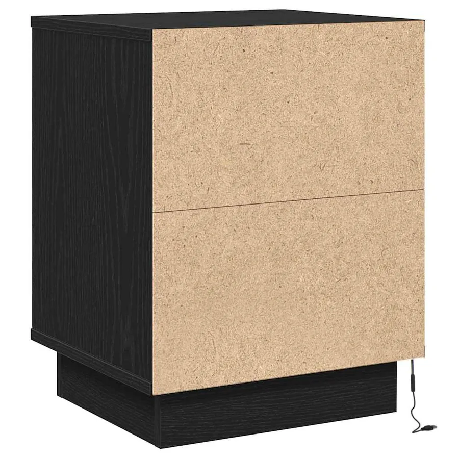 Cabinet de chevet 2 pcs Chêne noir 39 x 34,5 x 50 cm - 11