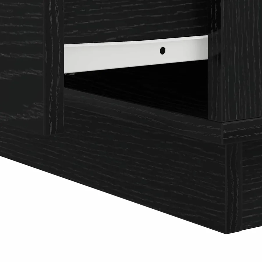 Cabinet de chevet 2 pcs Chêne noir 39 x 34,5 x 50 cm - 14