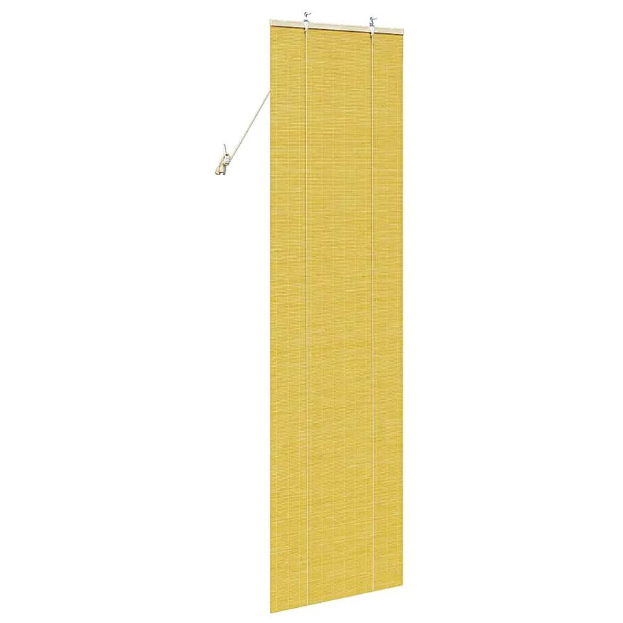 Store enrouleur Jaune 60 x 220 cm Bambou - 5
