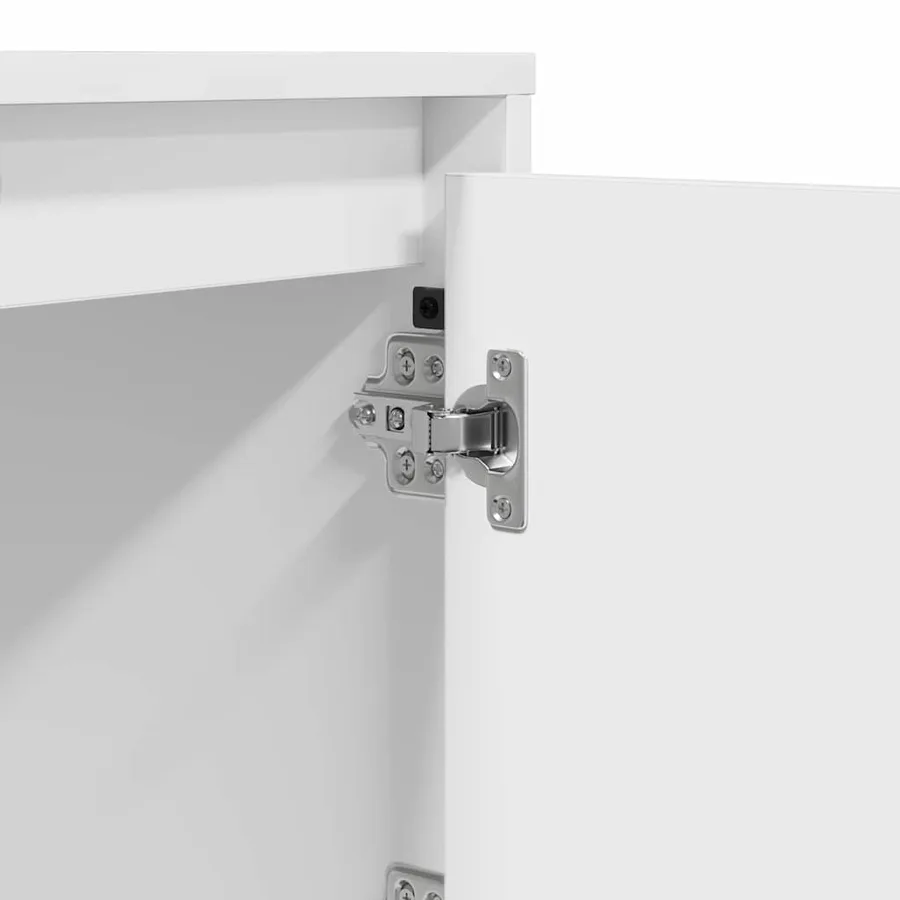 Cabinet de chevet 2 pcs Blanc 39 x 34,5 x 50 cm - 13