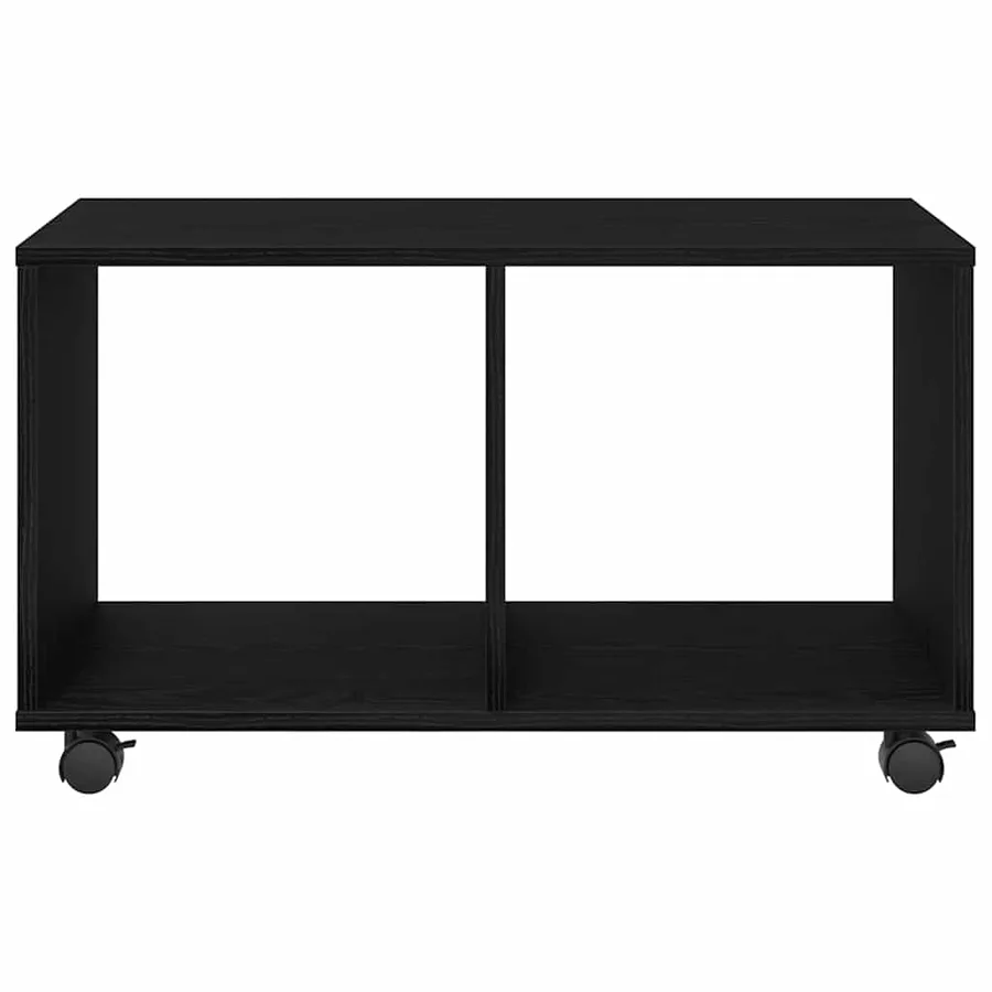 Table d'appoint Chêne noir 72 x 33 x 42,5 cm Bois d'ingénierie - 4