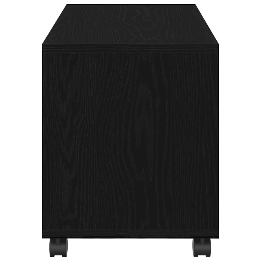 Table d'appoint Chêne noir 72 x 33 x 42,5 cm Bois d'ingénierie - 5