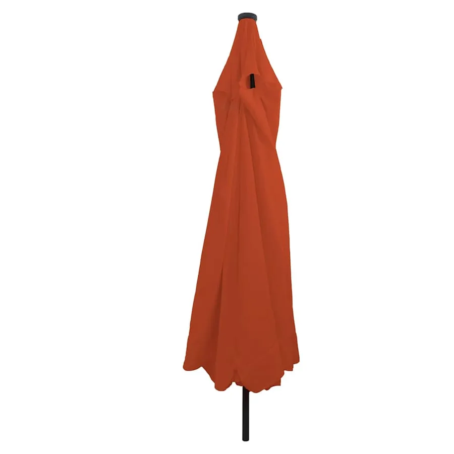 Parasol de jardin Terre cuite 395 x 395 x 245 cm Polyester - 2