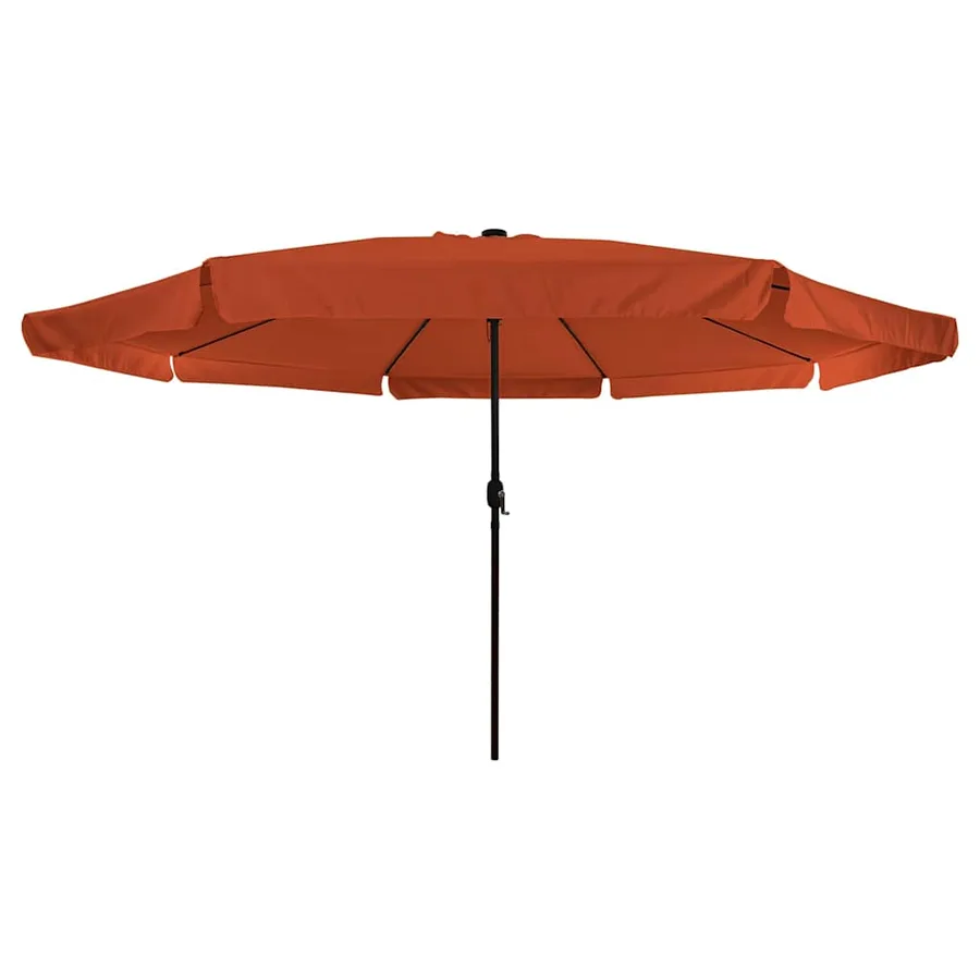 Parasol de jardin Terre cuite 395 x 395 x 245 cm Polyester - 4