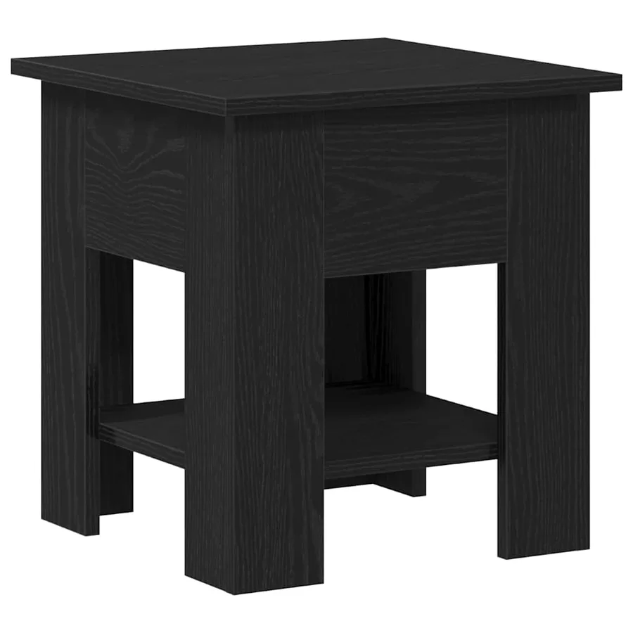 Table basse Chêne noir 40 x 40 x 42 cm Bois d'ingénierie - 2