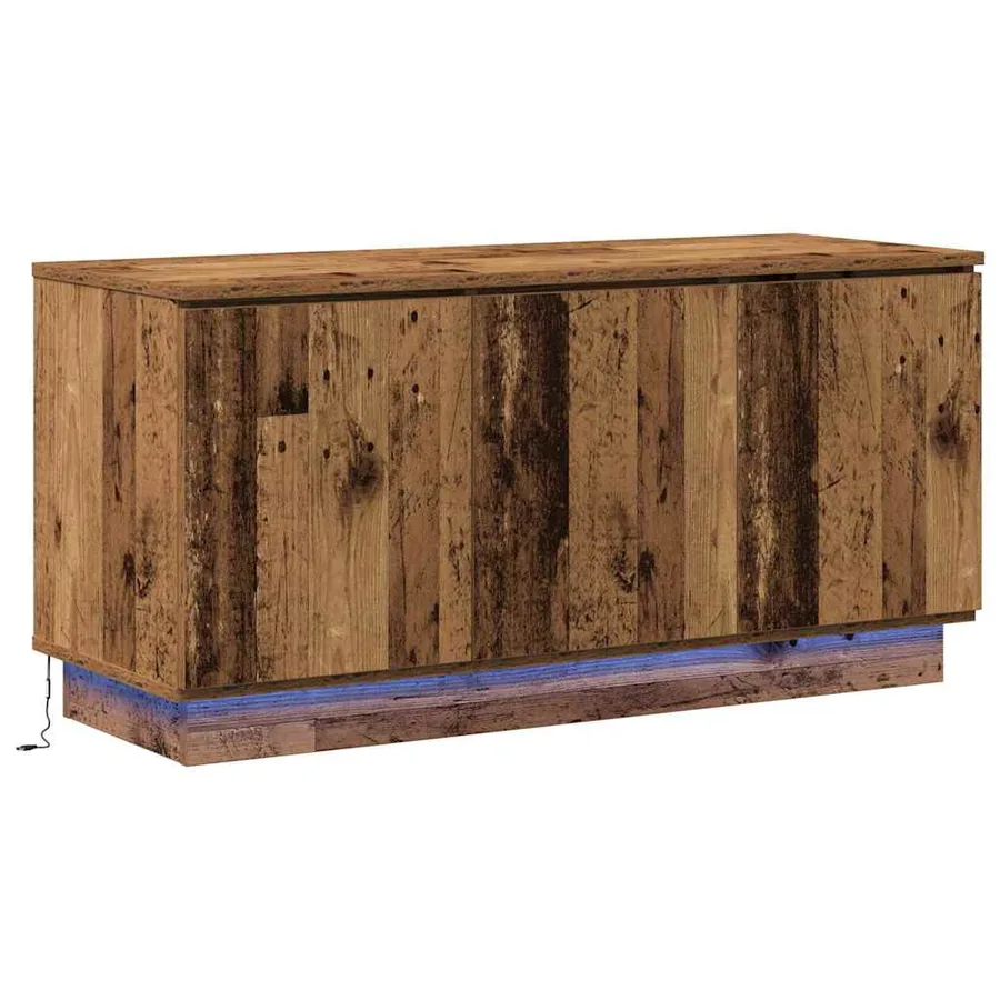 Meuble TV Bois Ancien 100 x 38 x 49 cm Bois d'ingénierie - 2