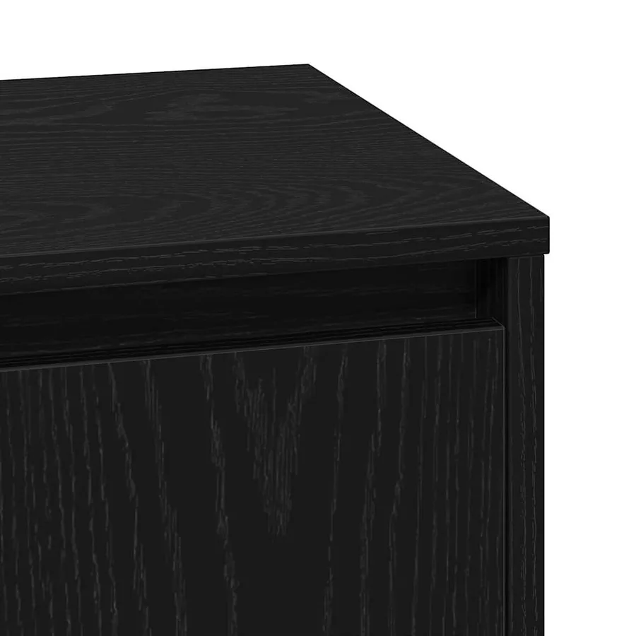 Cabinet de chevet 2 pcs Chêne noir 39 x 34,5 x 50 cm - 11