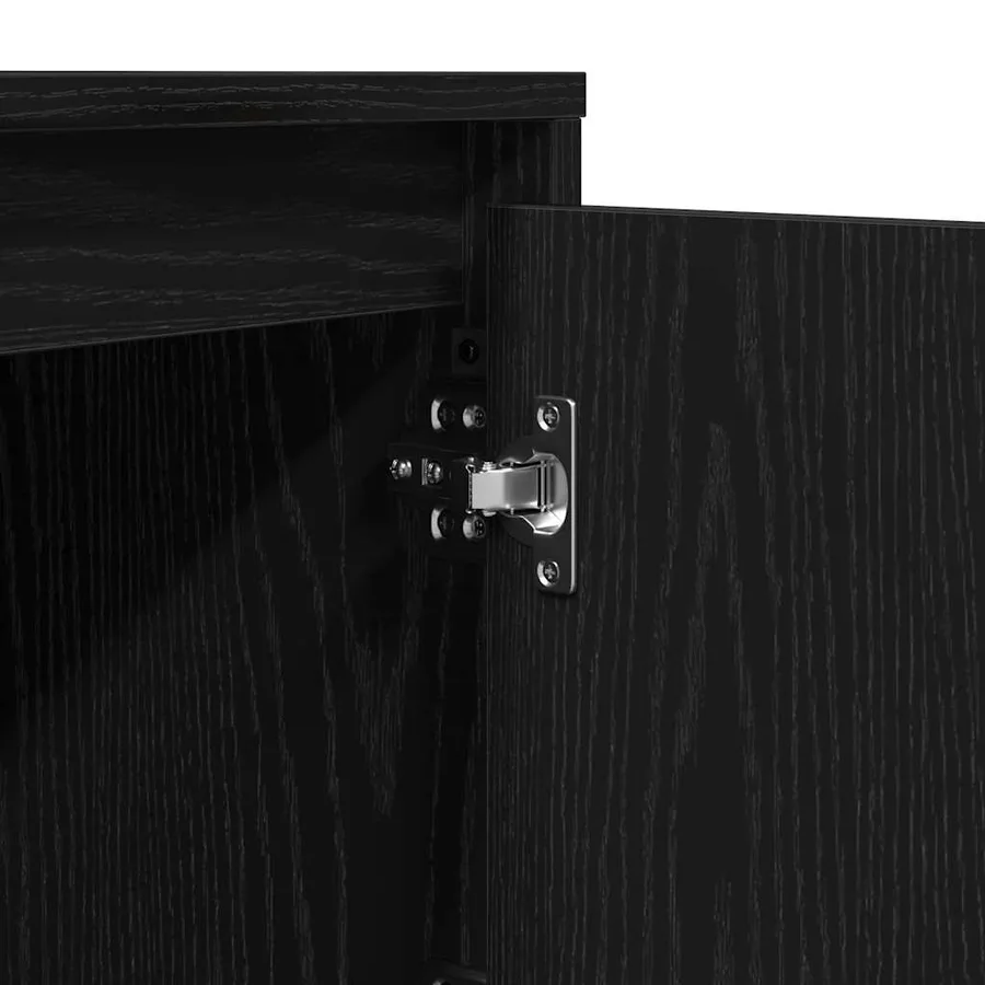 Cabinet de chevet 2 pcs Chêne noir 39 x 34,5 x 50 cm - 13