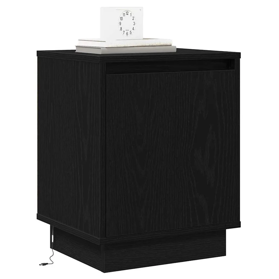 Cabinet de chevet 2 pcs Chêne noir 39 x 34,5 x 50 cm - 3