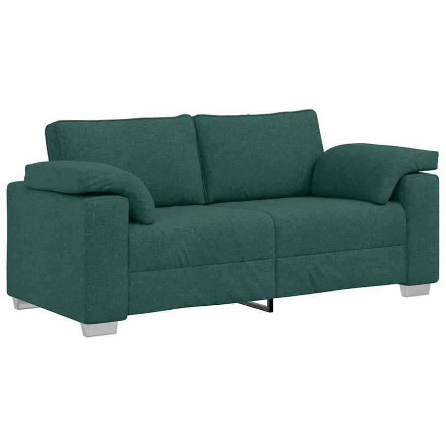 Canapé deux places Vert foncé 180 cm tissu - 2