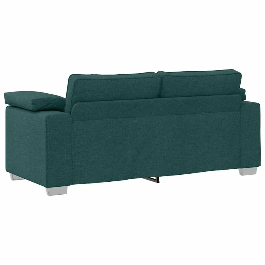 Canapé deux places Vert foncé 180 cm tissu - 6