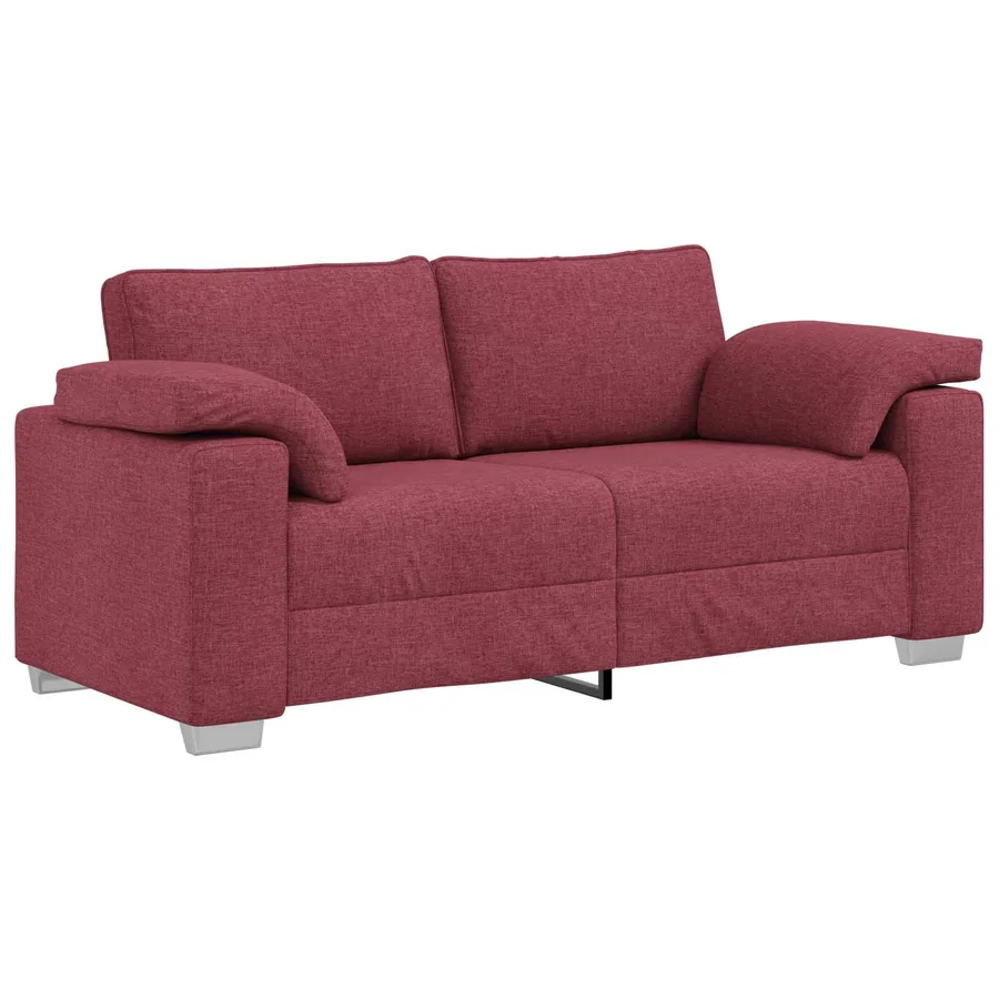 Canapé deux places Bordeaux 180 cm tissu - 2