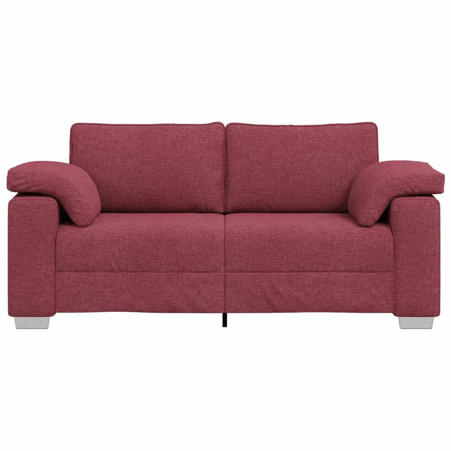 Canapé deux places Bordeaux 180 cm tissu - 4