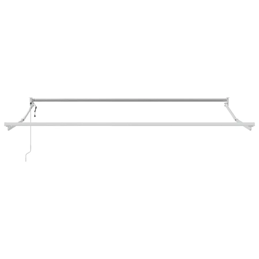 Auvent rétractable Blanc 350 x 250 cm Polyester et métal - 6