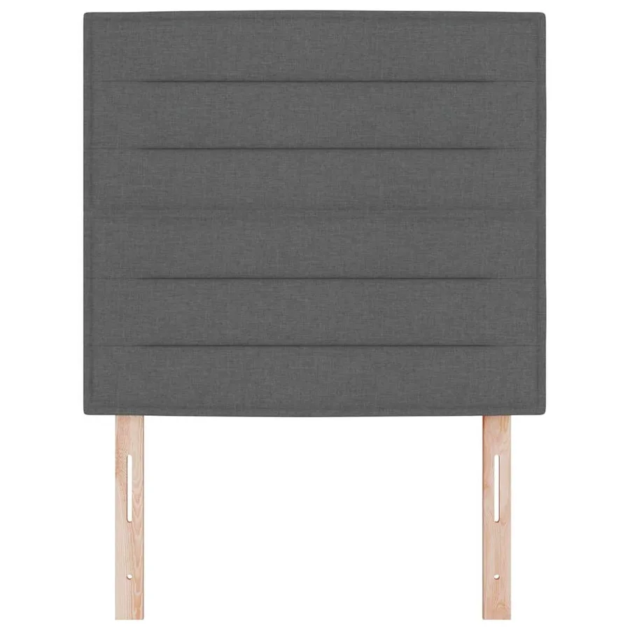 Tête de lit Gris foncé 100 cm tissu - 4