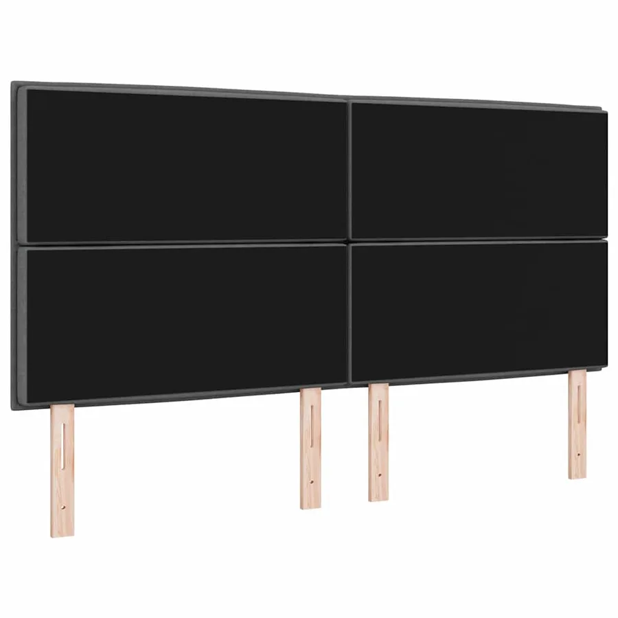 Tête de lit Gris foncé 180 cm tissu - 6