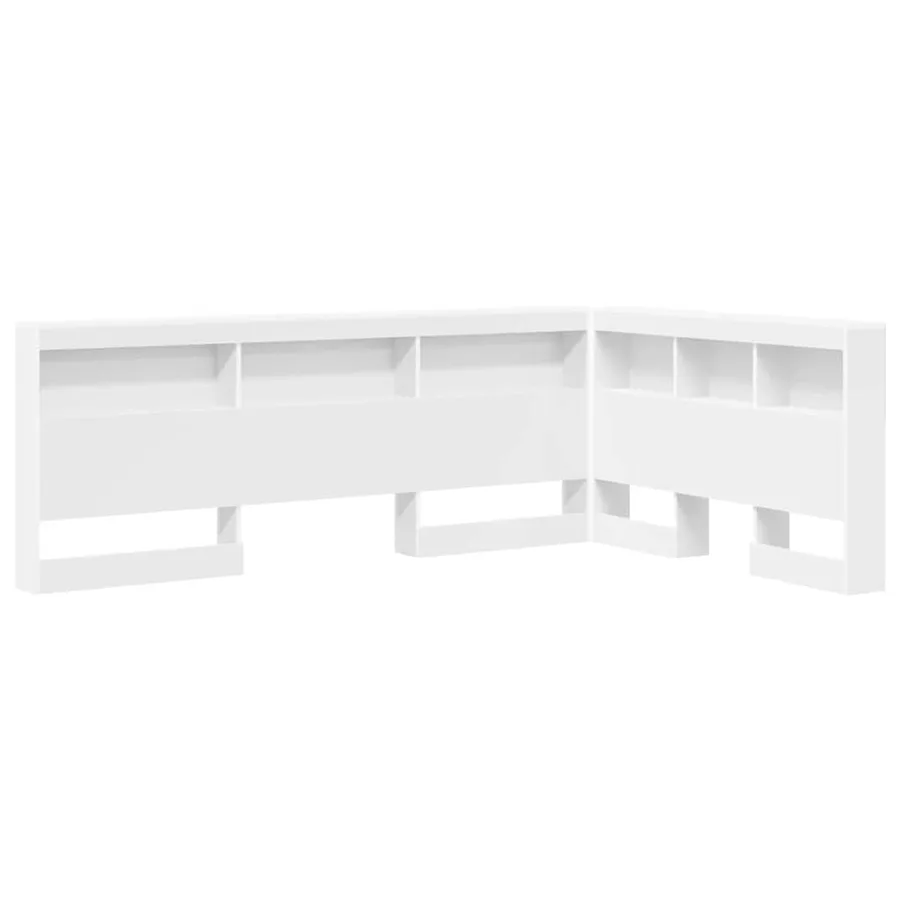 Tête de lit de rangement Blanc 120 cm Bois d'ingénierie - 2