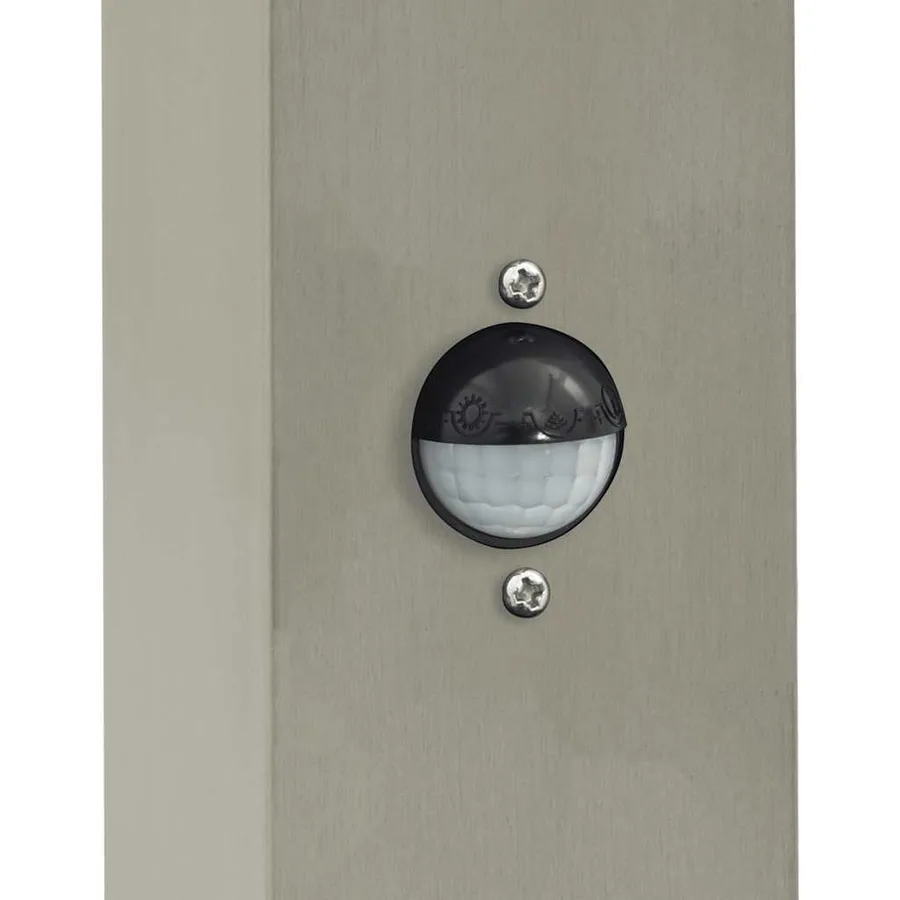 Borne lumineuse avec détecteur et prise 110 cm acier inoxydable IP44 - 8