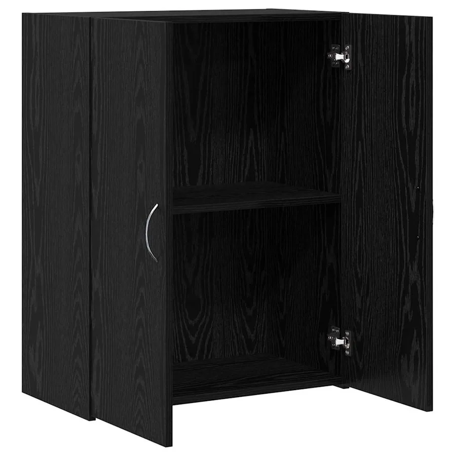 Cabinet de Bureau Chêne noir 70 x 32 x 77.5 cm - 5