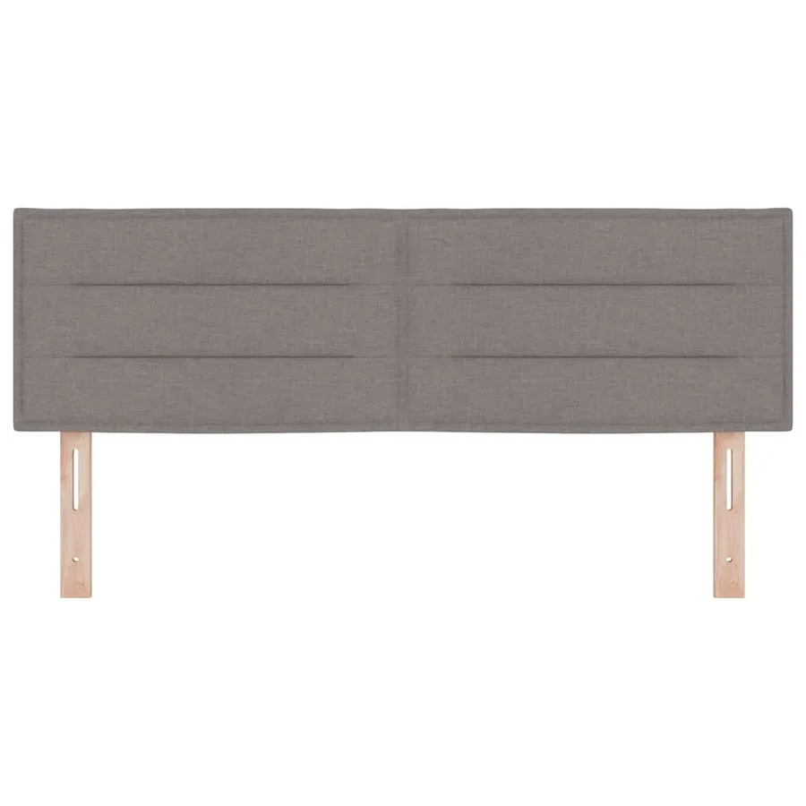 Tête de lit LED avec bandes LED Taupe 144 cm tissu - 5