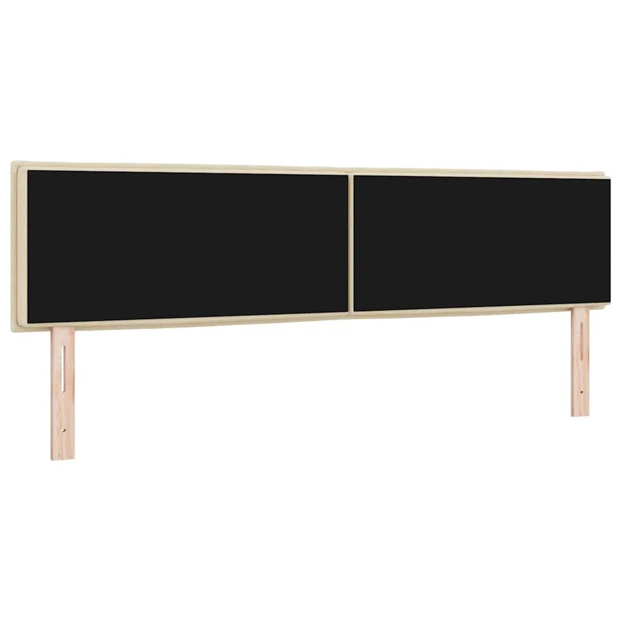 Tête de lit LED avec bandes LED Crème 180 cm tissu - 7