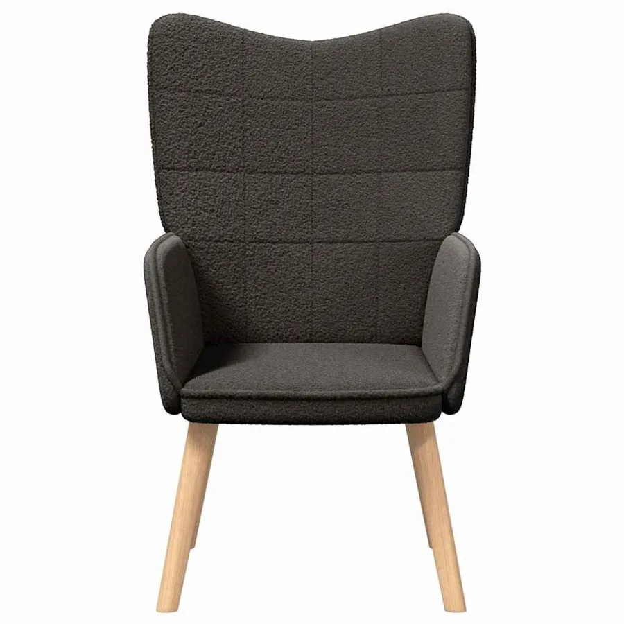 fauteuil Gris foncé 62 x 67 x 95,5 cm Tissu Sherpa - 4