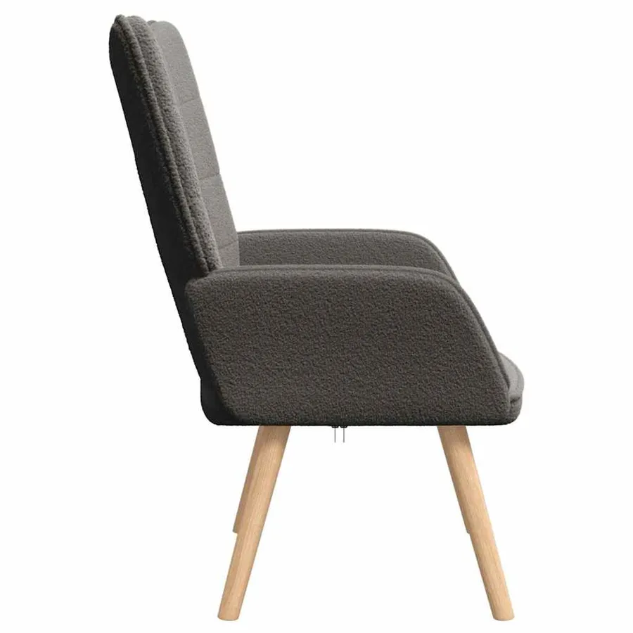 fauteuil Gris foncé 62 x 67 x 95,5 cm Tissu Sherpa - 5