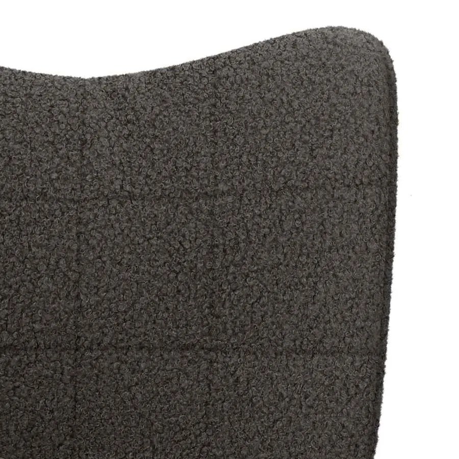 fauteuil Gris foncé 62 x 67 x 95,5 cm Tissu Sherpa - 7
