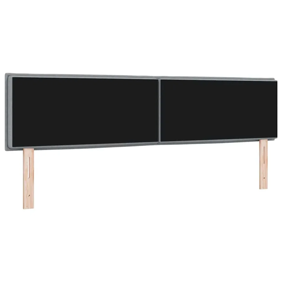 Tête de lit Gris clair 180 cm tissu - 7