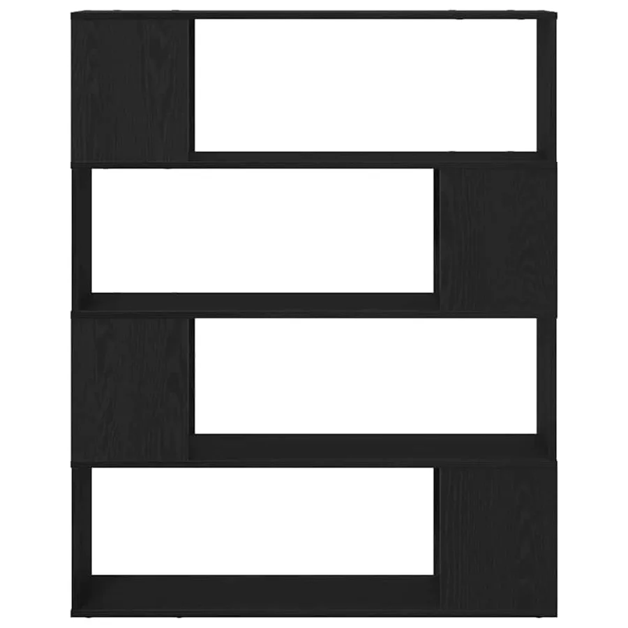 Ensemble meuble TV Montage mural Chêne noir 100 x 24 x 124,5 cm - 6