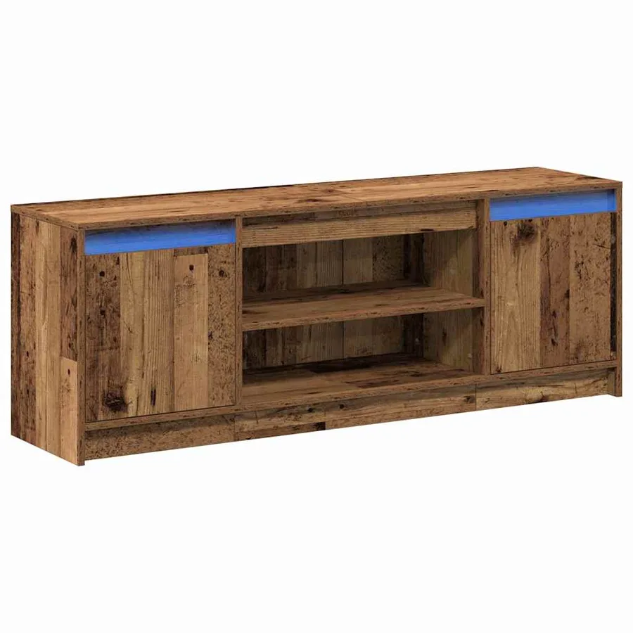 Unites TV Marron 139,5 x 34 x 50 cm Bois d'ingénierie - 2