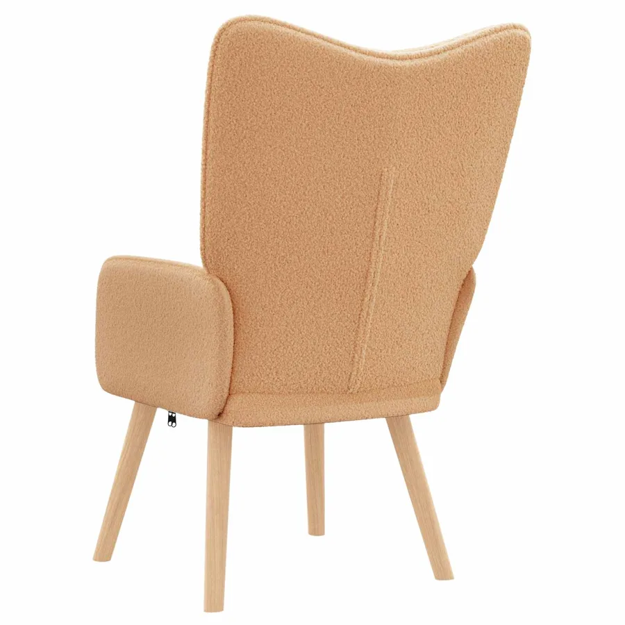 fauteuil Beige 62 x 67 x 95,5 cm Tissu Sherpa - 5