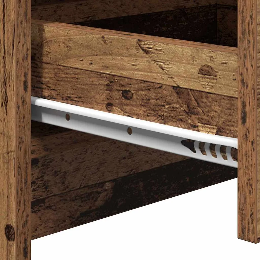 Cabinet de chevet Bois ancien 38 x 34 x 61 cm Bois d'ingénierie - 9