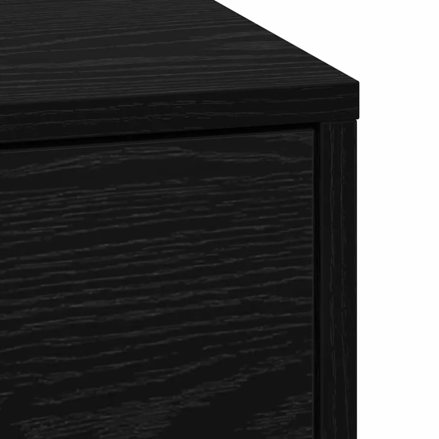 Cabinet de chevet Chêne noir 38 x 34 x 61 cm Bois d'ingénierie - 10