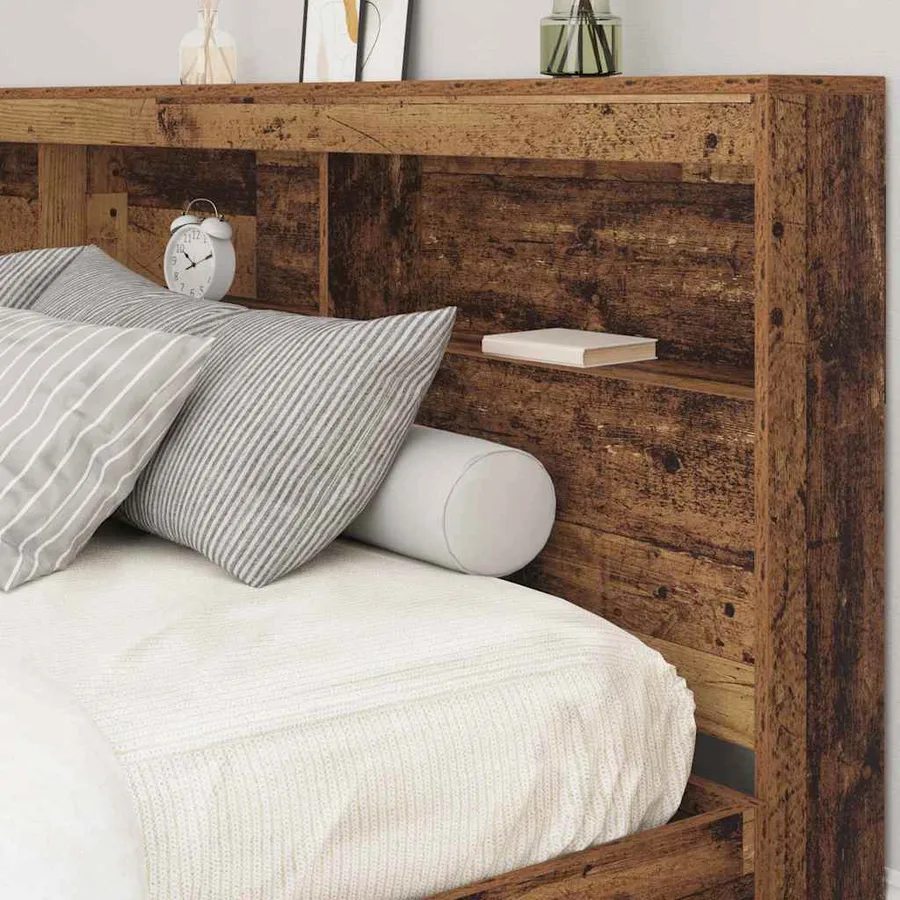 Tête de lit de rangement Bois Ancien 200 cm Bois d'ingénierie - 4