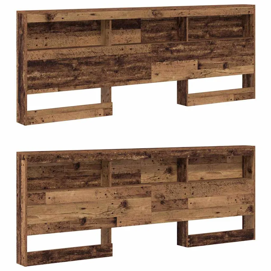Tête de lit de rangement Bois Ancien 200 cm Bois d'ingénierie - 5