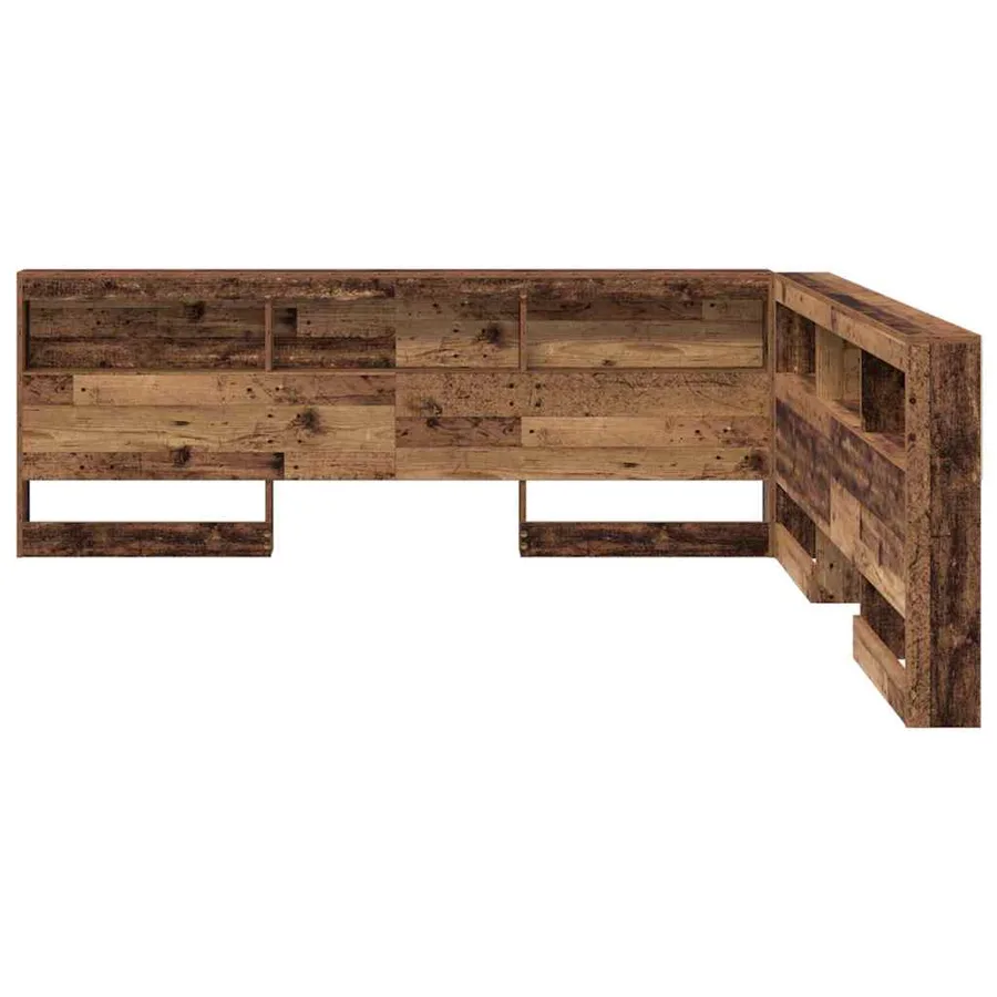 Tête de lit de rangement Bois Ancien 200 cm Bois d'ingénierie - 6