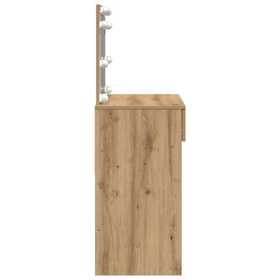 Table de Toilette Chêne artisanal 100 x 40 x 120 cm - 6