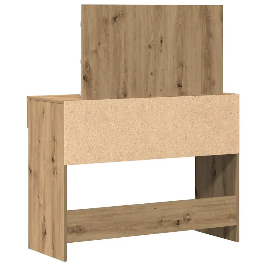 Table de Toilette Chêne artisanal 100 x 40 x 120 cm - 7