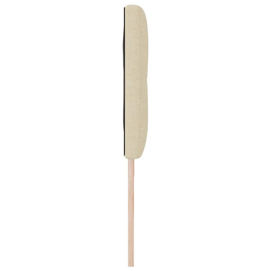 Tête de lit réglable en hauteur Crème 180 cm tissu - 6
