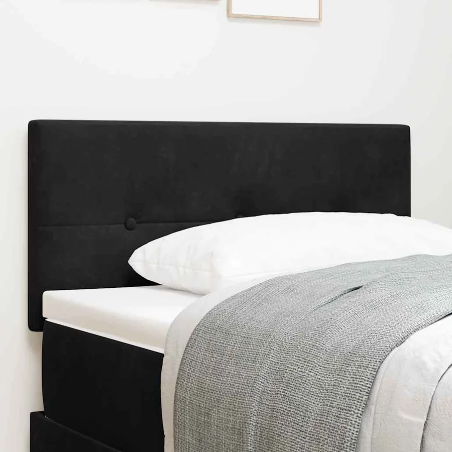 Tête de lit Noir 80 cm Velours