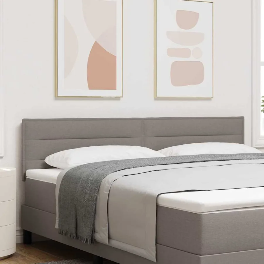 Tête de lit Taupe 180 cm tissu