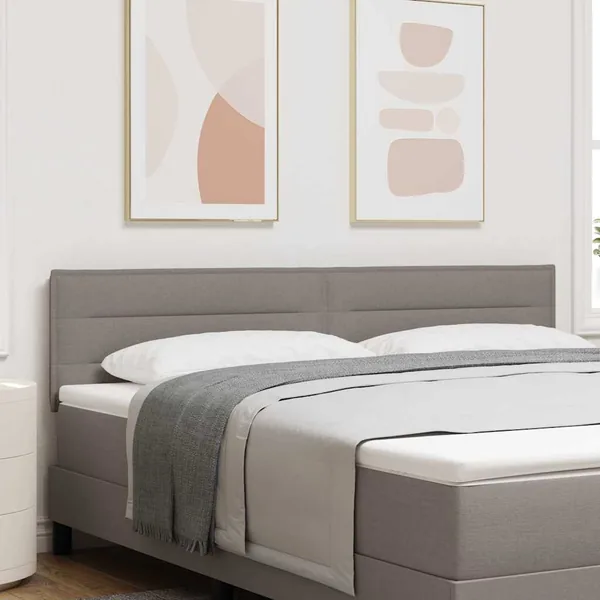 Tête de lit Taupe 180 cm tissu